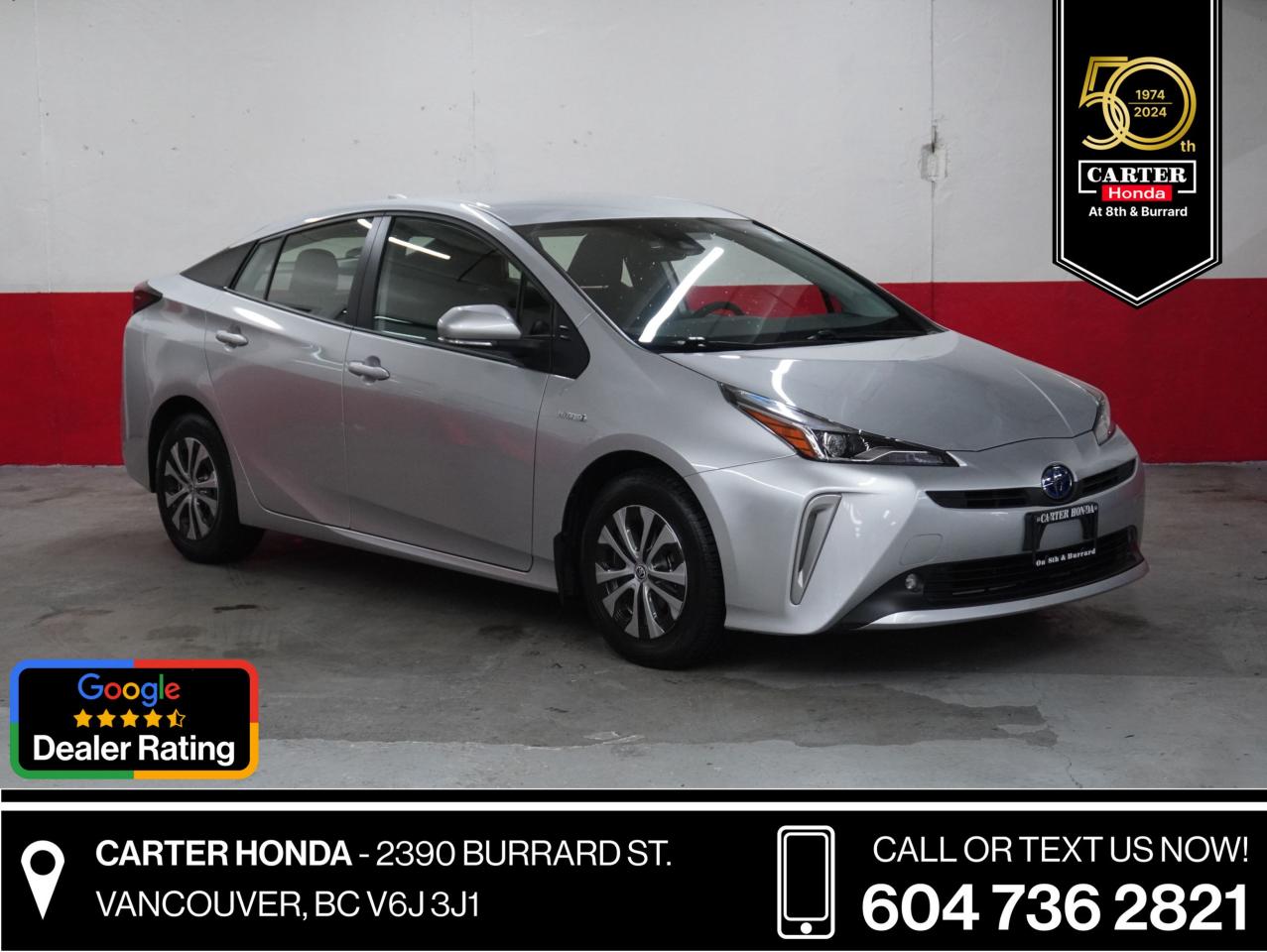 Used 2021 Toyota Prius 2021 PRIUS HYBRID AWD-E 5 PASS BLUETOOTH, for sale in Vancouver, BC