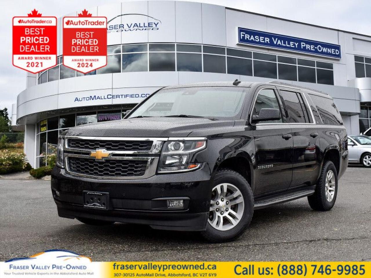 Used 2019 Chevrolet Suburban LT  Loaded, Leather, Nav, CarPlay for sale in Abbotsford, BC