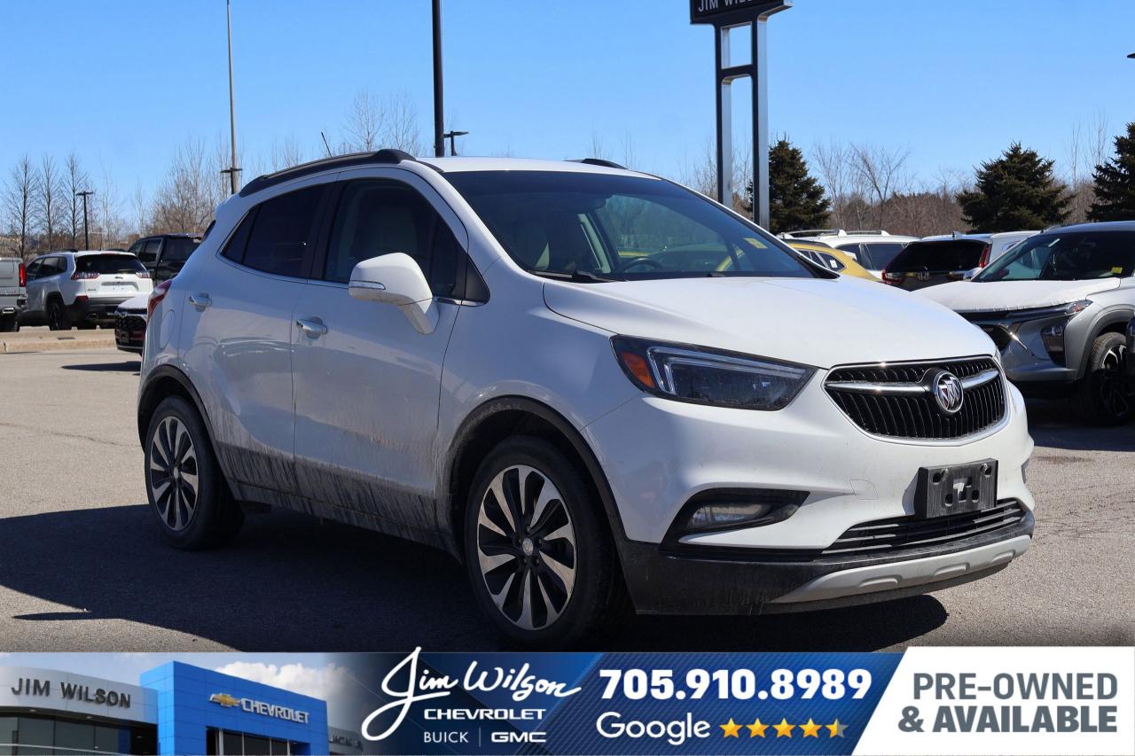 Recent Arrival!


Odometer is 4088 kilometers below market average!

White 2019 Buick Encore Essence 4D Sport Utility FWD
6-Speed Automatic Electronic with Overdrive ECOTEC 1.4L I4 SMPI DOHC Turbocharged VVT


Did this vehicle catch your eye? Book your VIP test drive with one of our Sales and Leasing Consultants to come see it in person.

Remember no hidden fees or surprises at Jim Wilson Chevrolet. We advertise all in pricing meaning all you pay above the price is tax and cost of licensing.


Reviews:
  * Owners tend to report that the Encore is cheerful to drive, easy to zip around in, flexible, and sufficiently roomy for four average-sized adults and a load of groceries. Tech-based features are easy to interface with, and many owners appreciate the added confidence of the OnStar system when travelling. In terms of all aspects of delivering a comfortable, relaxed, and easy-driving experience, the Encore seems to have impressed its owner community. Source: autoTRADER.ca

Awards:
  * JD Power Canada Dependability Study