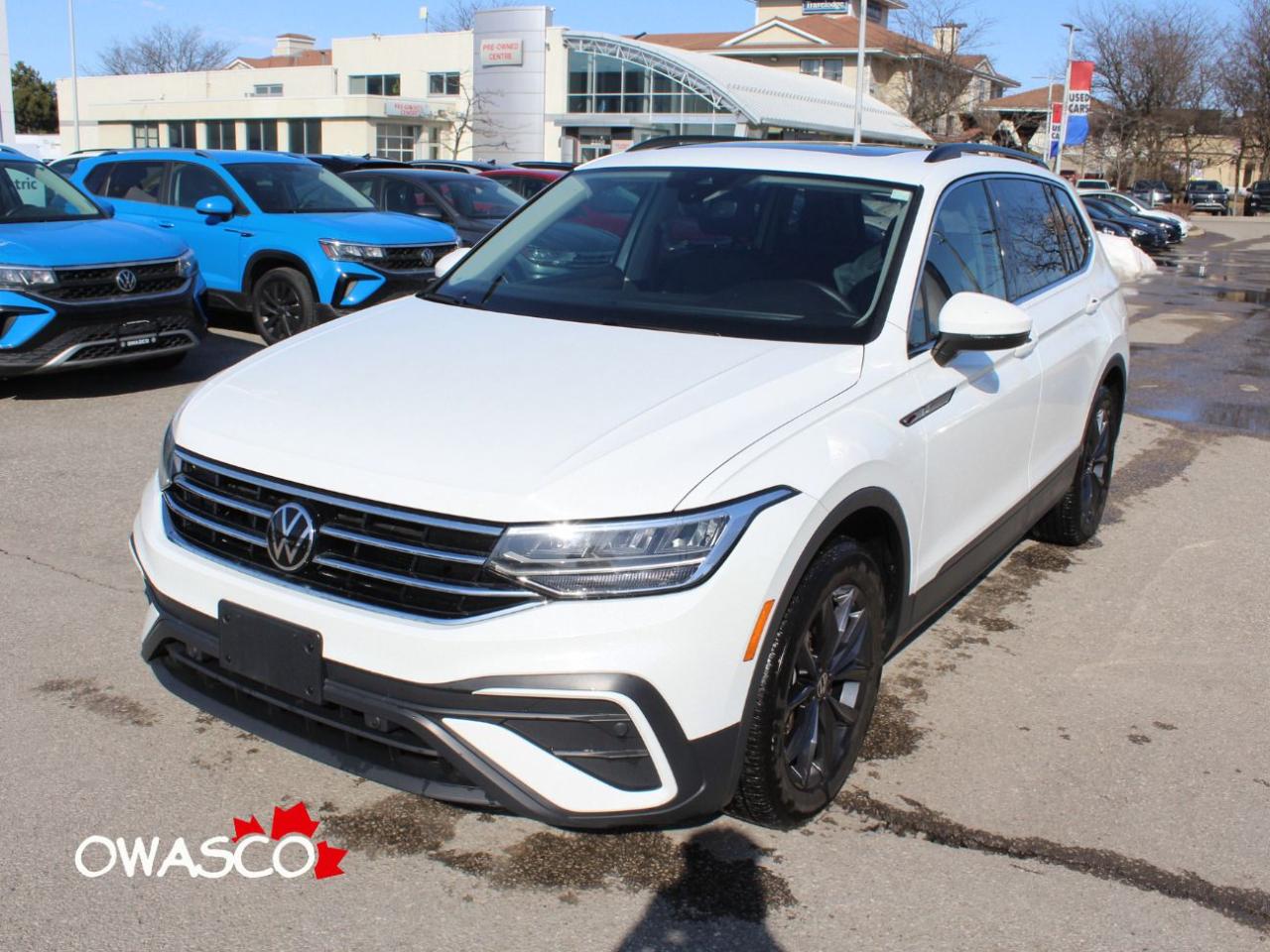 Used 2023 Volkswagen Tiguan Locally Owned! 3rd Row Seat! Sunroof! Clean CarFax for sale in Whitby, ON