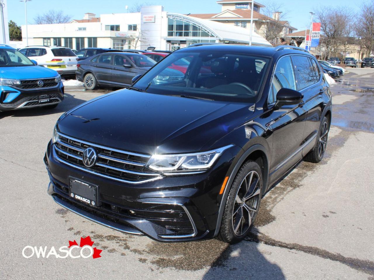 Used 2022 Volkswagen Tiguan 2.0L Highline R-Line! Sunroof! Factory Warranty! for sale in Whitby, ON