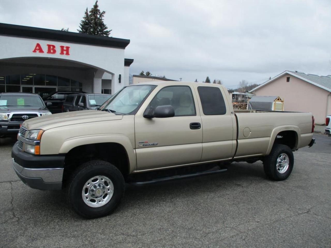 2004 Chevrolet Silverado 2500HD Extended Cab 4x4  6.6L Duramax Diesel

Looking for a powerful and reliable workhorse? This 2004 Chevrolet Silverado 2500HD Extended Cab 4x4 is ready to tackle any job! Powered by the legendary 6.6L Duramax Diesel, paired with a smooth 4-speed automatic transmission, this truck delivers the performance and durability you need. 8-Foot Box  Perfect for hauling and towing,  Air Conditioning, Tilt, Cruise  Comfort for long drives,  Power Group & Power Drivers Seat  Convenience at your fingertips, Trailer Tow Package  Built for heavy-duty towing,  Alloy Wheels  Tough and stylish, Original BC Truck  Well-maintained and rust-free

These trucks are getting harder to find, and this one wont last long! Call us today before this sought-after Duramax diesel is gone! Dlr#9243