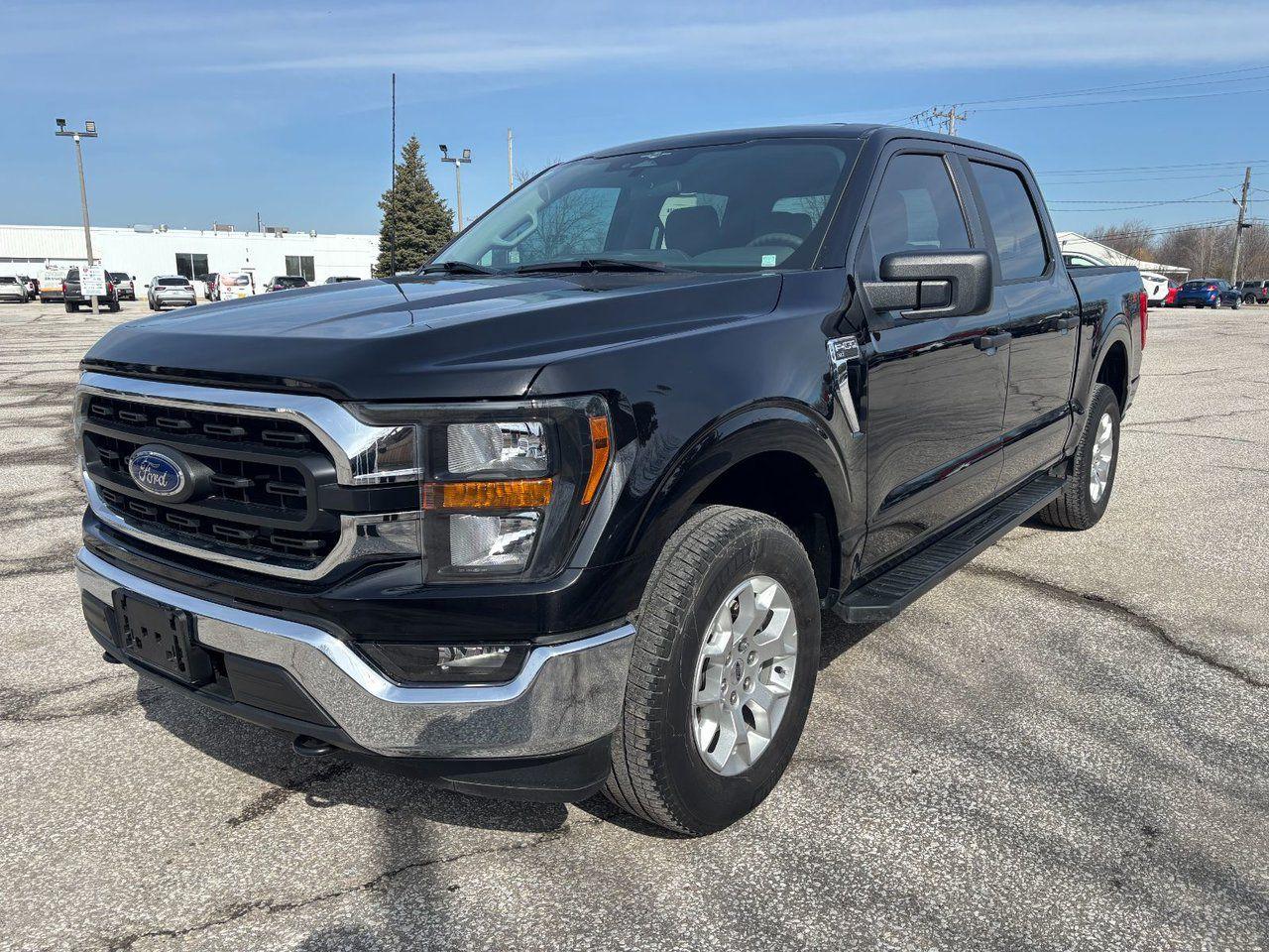 Navigation, Navi, GPS, Backup Camera, Apple CarPlay / Android Auto, 4X4, Non Smoker, F-150 XLT | Backup Camera | FordPass Connect | Navigation |, 4D SuperCrew, 2.7L V6 EcoBoost, 10-Speed Automatic, 4WD, Black, Black W/Medium Dark Slate Cloth, Class IV Trailer Hitch Receiver, Equipment Group 300A Standard, GVWR: 2,994 kg (6,600 lb) Payload Package, Navigation System, SYNC 4 w/Enhanced Voice Recognition, Wheels: 18 Silver Painted Aluminum HD Payload.

Recent Arrival! Black 2023 Ford F-150 XLT | Backup Camera | FordPass Connect | Navigation |



Clean CARFAX.

Save time, money, and frustration with our transparent, no hassle pricing. Using the latest technology, we shop the competition for you and price our pre-owned vehicles to give you the best value, upfront, every time and back it up with a free market value report so you know you are getting the best deal!

Every Pre-Owned vehicle at Ken Knapp Ford goes through a high quality, rigorous cosmetic and mechanical safety inspection. We ensure and promise you will not be disappointed in the quality and condition of our inventory. A free CarFax Vehicle History report is available on every vehicle in our inventory.



Ken Knapp Ford proudly sits in the small town of Essex, Ontario. We are family owned and operated since its beginning in November of 1983. Ken Knapp Ford has used this time to grow and ensure a convenient car buying experience that solely relies on customer satisfaction; this is how we have won 23 Presidents Awards for exceptional customer satisfaction!

If you are seeking the ultimate buying experience for your next vehicle and want the best coffee, a truly relaxed atmosphere, to deal with a 4.7 out of 5 star Google review dealership, and a dog park on site to enjoy for your longer visits; we truly have it all here at Ken Knapp Ford.

Where customers dont care how much you know, until they know how much you care.