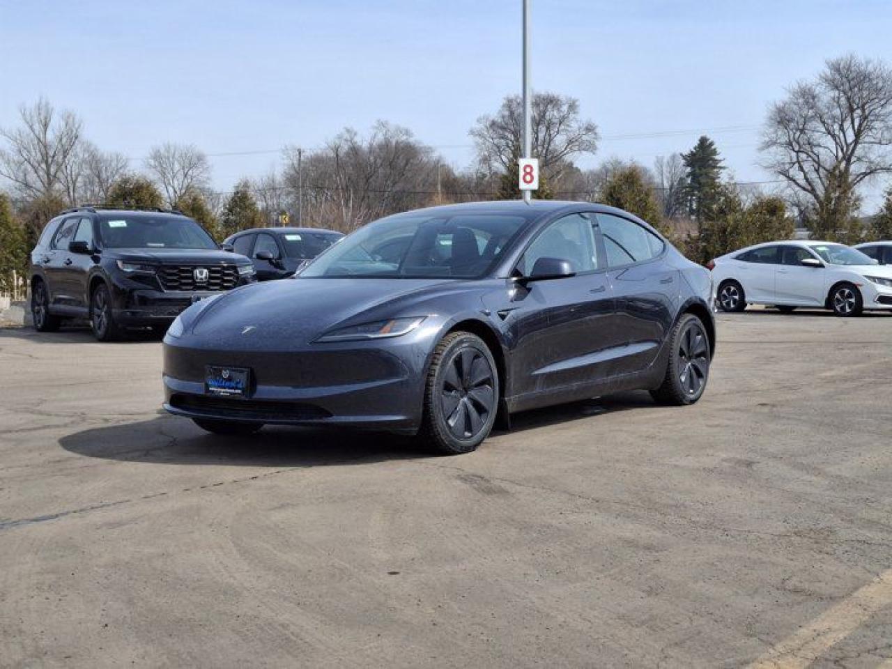 Used 2024 Tesla Model 3 Leatherette | Transparent Roof | Adaptive Cruise | Blind Spot Alert | Heated Seats & More for sale in Guelph, ON