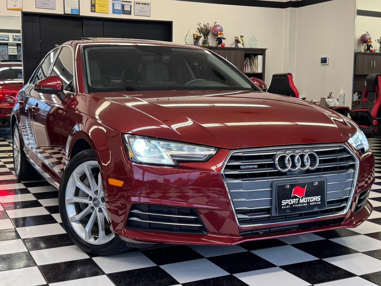 2017 Audi A4 PROGRESSIV AWD+New Brakes+Camera+Roof+CLEAN CARFAX Photo