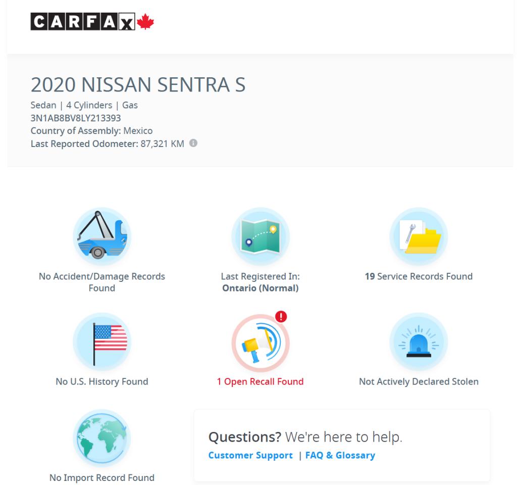 2020 Nissan Sentra S+Camera+A/C+Bluetooth+CLEAN CARFAX+ACCIDENT FREE - Photo #4
