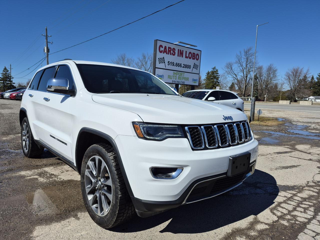 <p><span style=font-size: 14pt;><strong>2018 JEEP GRAND CHEROKEE LIMITED! </strong></span></p><p> </p><p> </p><p> </p><p><span style=font-size: 14pt;><strong>CARS IN LOBO LTD. (Buy - Sell - Trade - Finance) <br /></strong></span><span style=font-size: 14pt;><strong style=font-size: 18.6667px;>Office# - 519-666-2800<br /></strong></span><span style=font-size: 14pt;><strong>TEXT 24/7 - 226-289-5416</strong></span></p><p><span style=font-size: 12pt;>-> LOCATION <a title=Location  href=https://www.google.com/maps/place/Cars+In+Lobo+LTD/@42.9998602,-81.4226374,15z/data=!4m5!3m4!1s0x0:0xcf83df3ed2d67a4a!8m2!3d42.9998602!4d-81.4226374 target=_blank rel=noopener>6355 Egremont Dr N0L 1R0 - 6 KM from fanshawe park rd and hyde park rd in London ON</a><br />-> Quality pre owned local vehicles. CARFAX available for all vehicles <br />-> Certification is included in price unless stated AS IS or ask about our AS IS pricing<br />-> We offer Extended Warranty on our vehicles inquire for more Info<br /></span><span style=font-size: small;><span style=font-size: 12pt;>-> All Trade ins welcome (Vehicles,Watercraft, Motorcycles etc.)</span><br /><span style=font-size: 12pt;>-> Financing Available on qualifying vehicles <a title=FINANCING APP href=https://carsinlobo.ca/fast-loan-approvals/ target=_blank rel=noopener>APPLY NOW -> FINANCING APP</a></span><br /><span style=font-size: 12pt;>-> Register & license vehicle for you (Licensing Extra)</span><br /><span style=font-size: 12pt;>-> No hidden fees, Pressure free shopping & most competitive pricing</span></span></p><p><span style=font-size: small;><span style=font-size: 12pt;>MORE QUESTIONS? FEEL FREE TO CALL (519 666 2800)/TEXT </span></span><span style=font-size: 18.6667px;>226-289-5416</span><span style=font-size: small;><span style=font-size: 12pt;> </span></span><span style=font-size: 12pt;>/EMAIL (Sales@carsinlobo.ca)</span></p>