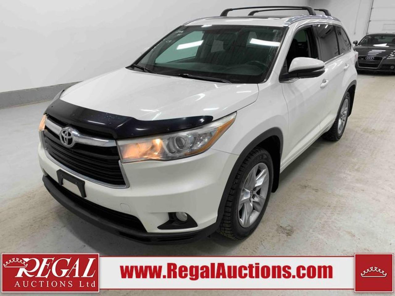 Used 2016 Toyota Highlander LIMITED for sale in Calgary, AB