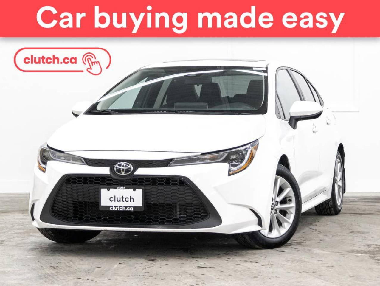 Used 2020 Toyota Corolla LE w/ Upgrade Pkg w/ Apple CarPlay, Power Moonroof, Rearview Cam for sale in Toronto, ON