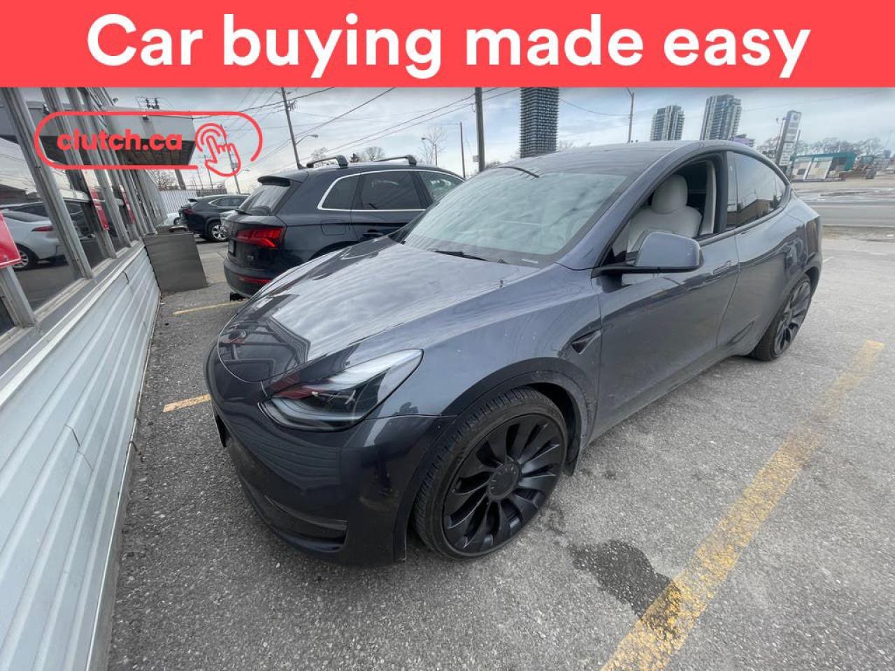 Used 2022 Tesla Model Y Performance w/ Autopilot, Glass Roof, Nav for sale in Toronto, ON