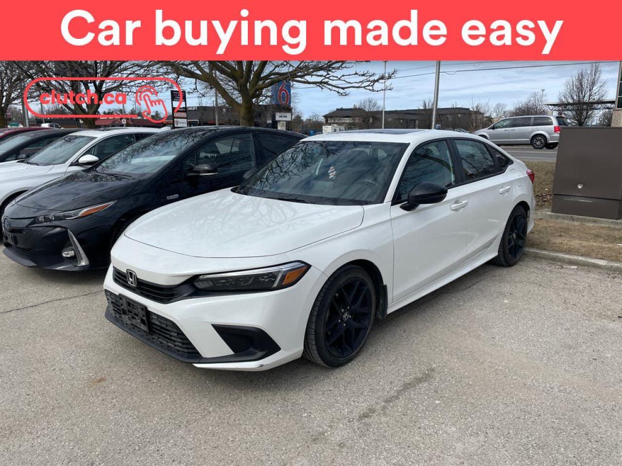 Used 2023 Honda Civic Sport w/ Apple CarPlay & Android Auto, Power Moonroof, Rearview Cam for sale in Toronto, ON