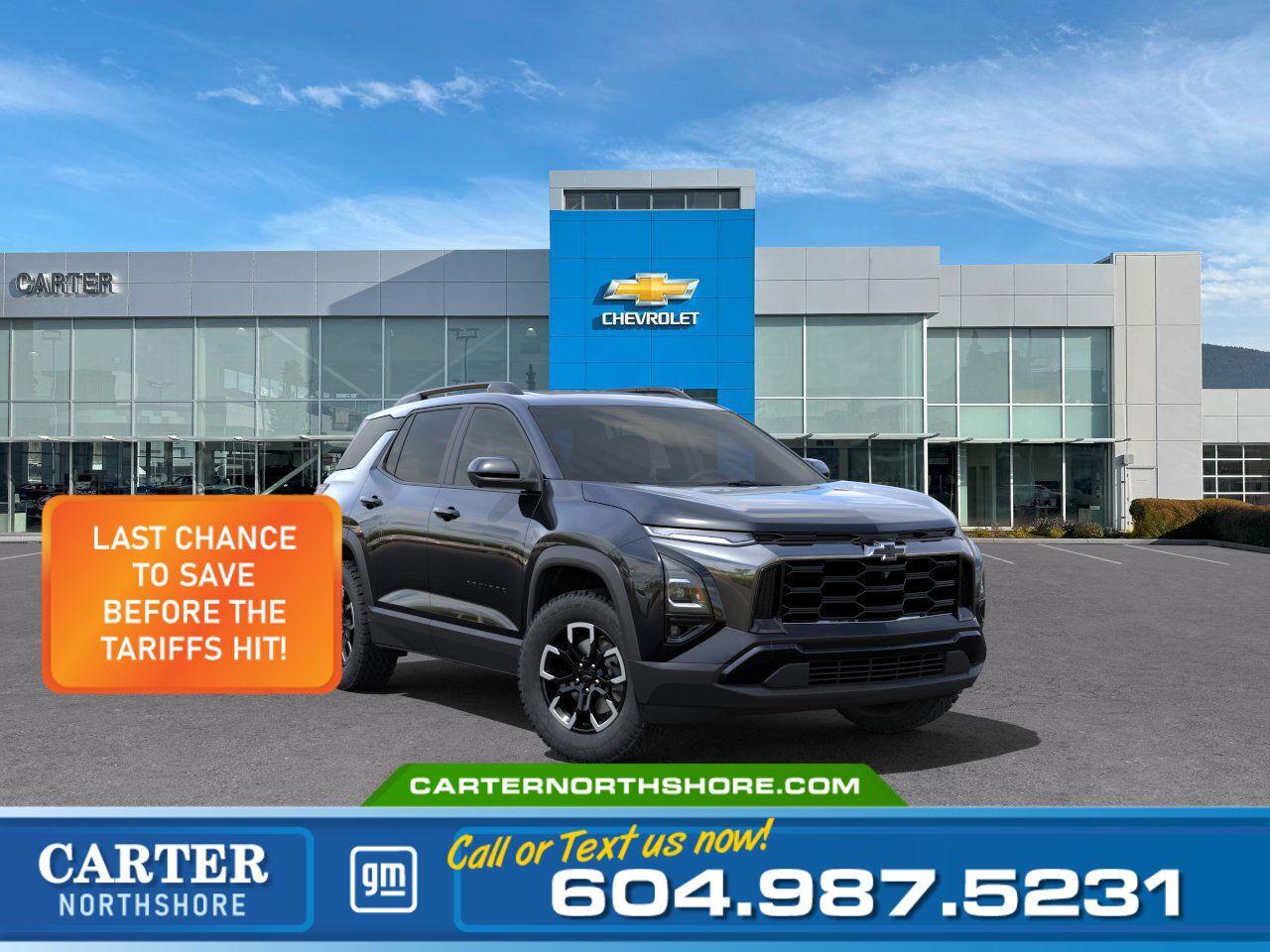 New 2025 Chevrolet Equinox ACTIV AWD for sale in North Vancouver, BC