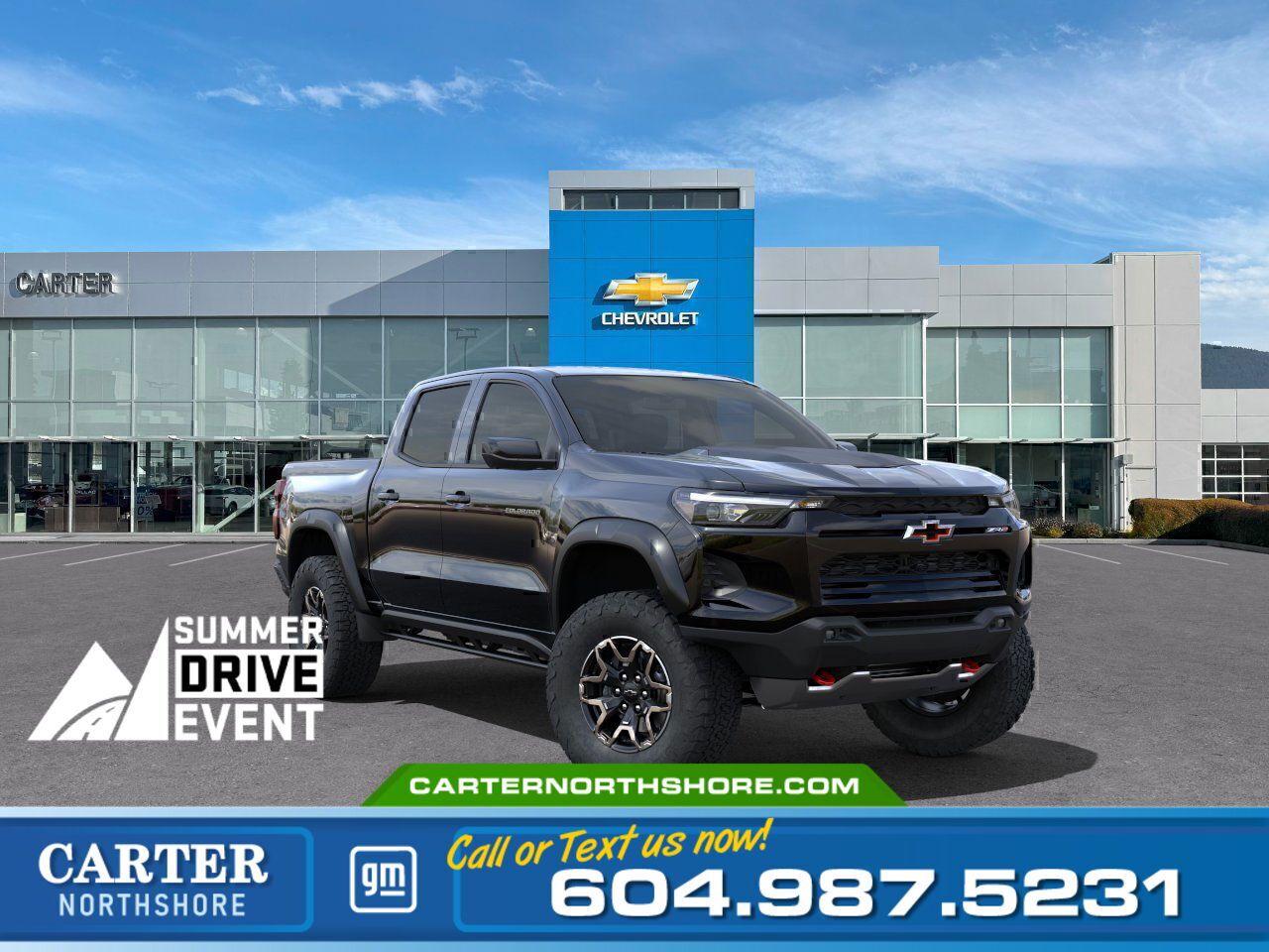 New 2025 Chevrolet Colorado ZR2 CREW CAB | Vented Seats/Adpt Cruise/Driver Pkg for sale in North Vancouver, BC
