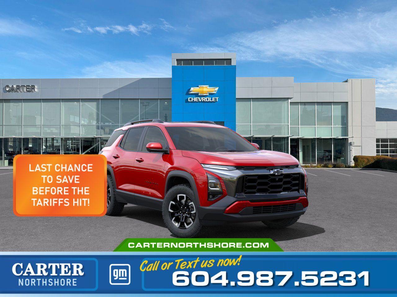 New 2025 Chevrolet Equinox ACTIV AWD for sale in North Vancouver, BC
