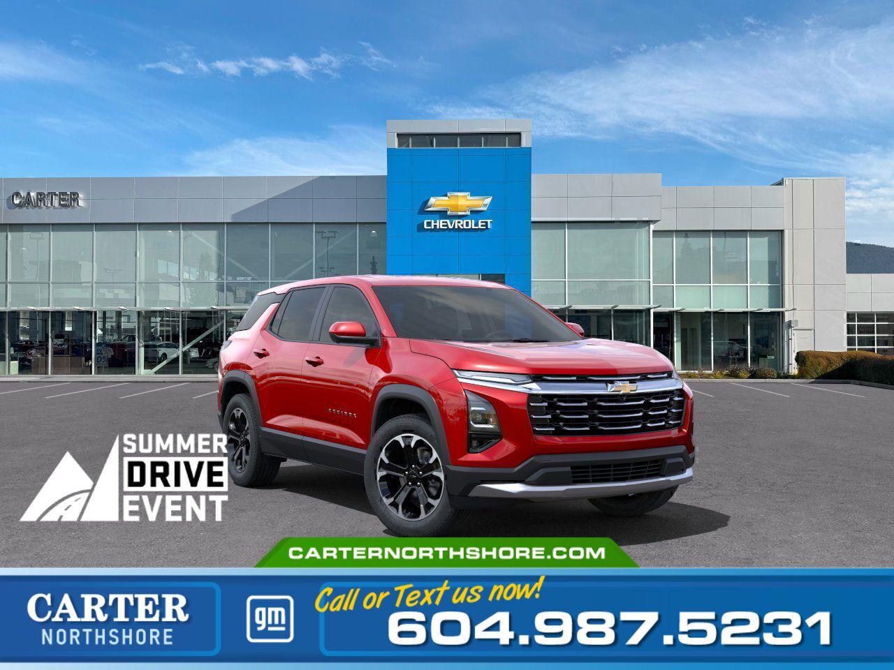 New 2025 Chevrolet Equinox LT AWD | Alum Wheels/Driver Assist Pkg/Heated Seat for sale in North Vancouver, BC