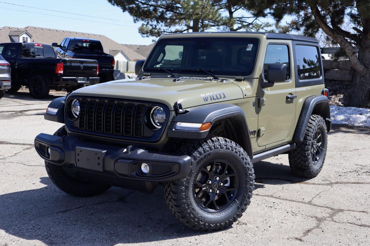 New 2025 Jeep Wrangler Willys 2 Door 4x4 for sale in Waterloo, ON