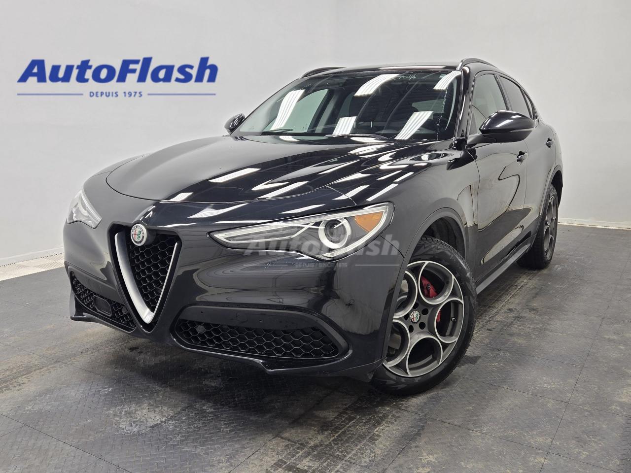 Used 2018 Alfa Romeo Stelvio SPORT AWD, CUIR, CARPLAY, NAVI, BANCS/VOLANT-CHAUF for sale in Saint-Hubert, QC