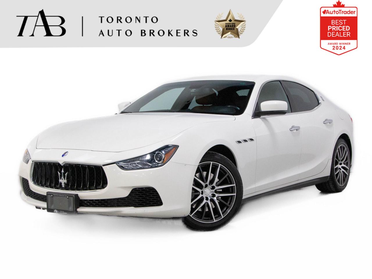 Used 2014 Maserati Ghibli SQ4 |SUNROOF | NAV | BROWN INTERIOR | 19 IN WHEELS for sale in Vaughan, ON