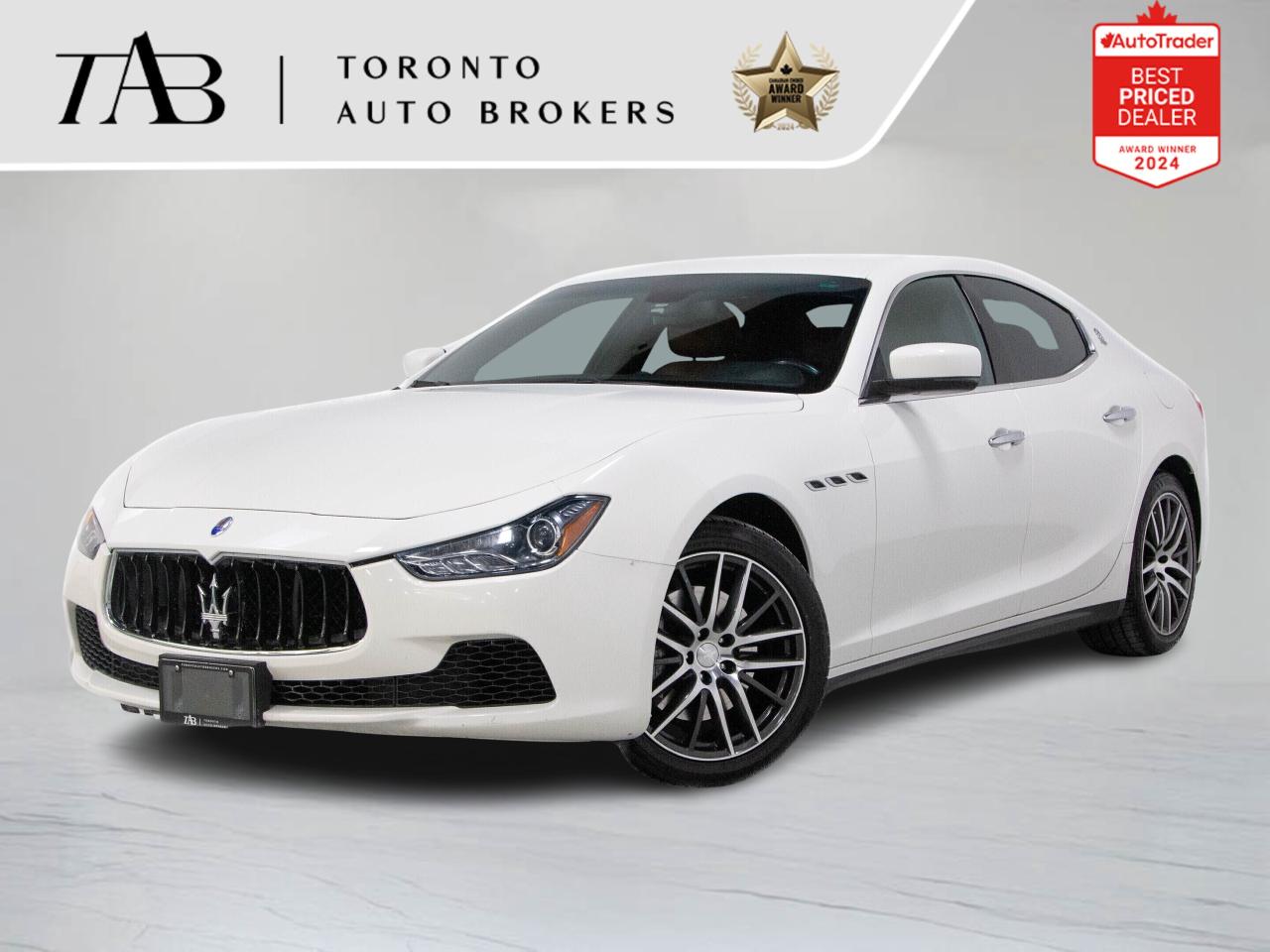 Used 2014 Maserati Ghibli SQ4 |SUNROOF | NAV | BROWN INTERIOR | 19 IN WHEELS for sale in Vaughan, ON