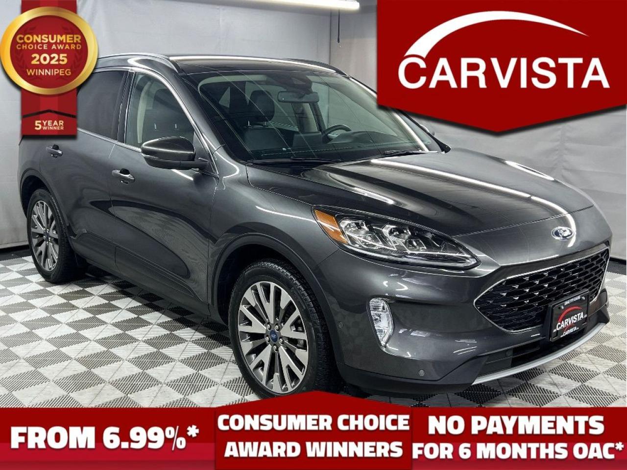 Used 2020 Ford Escape Titanium Hybrid AWD- NO ACCIDENTS/FACTORY WARRANTY for sale in Winnipeg, MB