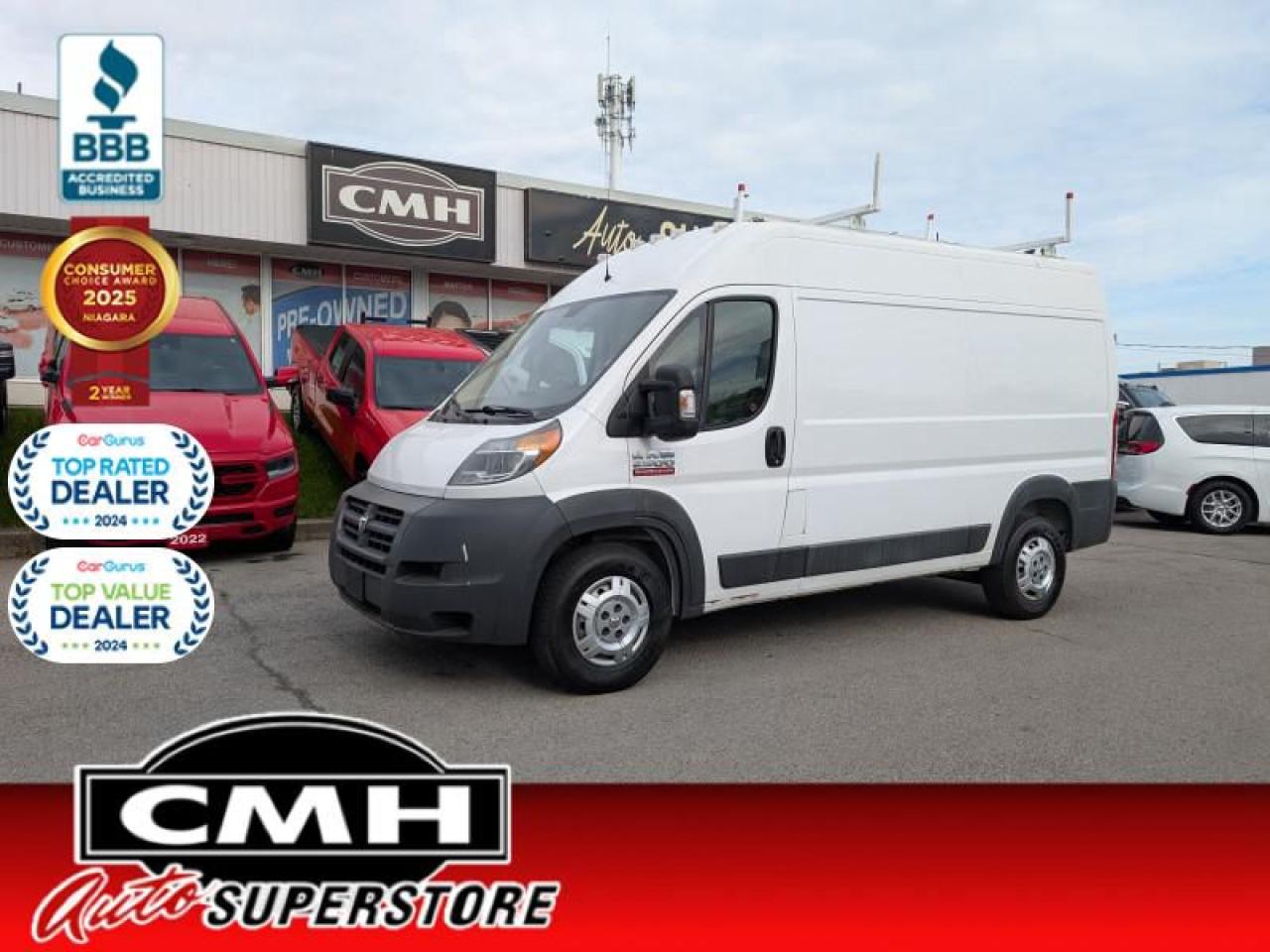 Used 2017 RAM Cargo Van ProMaster High Roof  **CLEAN CF** for sale in St. Catharines, ON