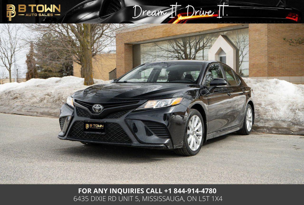 <meta charset=utf-8 />
<strong>2018 Toyota Camry SE </strong>

Comes with Lane Keeping Assist, Backup Camera, Remote Trunk Release, Bluetooth, Cruise control, AM/FM Radio, Heated Seats and many more features.

HST and licensing will be extra

* $999 Financing fee conditions may apply*



Financing Available at as low as 6.78% O.A.C



We approve everyone-good bad credit, newcomers, students.



Previously declined by bank ? No problem !!



Let the experienced professionals handle your credit application.

<meta charset=utf-8 />
Apply for pre-approval today !!



At B TOWN AUTO SALES we are not only Concerned about selling great used Vehicles at the most competitive prices at our new location 6435 DIXIE RD unit 5, MISSISSAUGA, ON L5T 1X4. We also believe in the importance of establishing a lifelong relationship with our clients which starts from the moment you walk-in to the dealership. We,re here for you every step of the way and aims to provide the most prominent, friendly and timely service with each experience you have with us. You can think of us as being like ‘YOUR FAMILY IN THE BUSINESS’ where you can always count on us to provide you with the best automotive care.