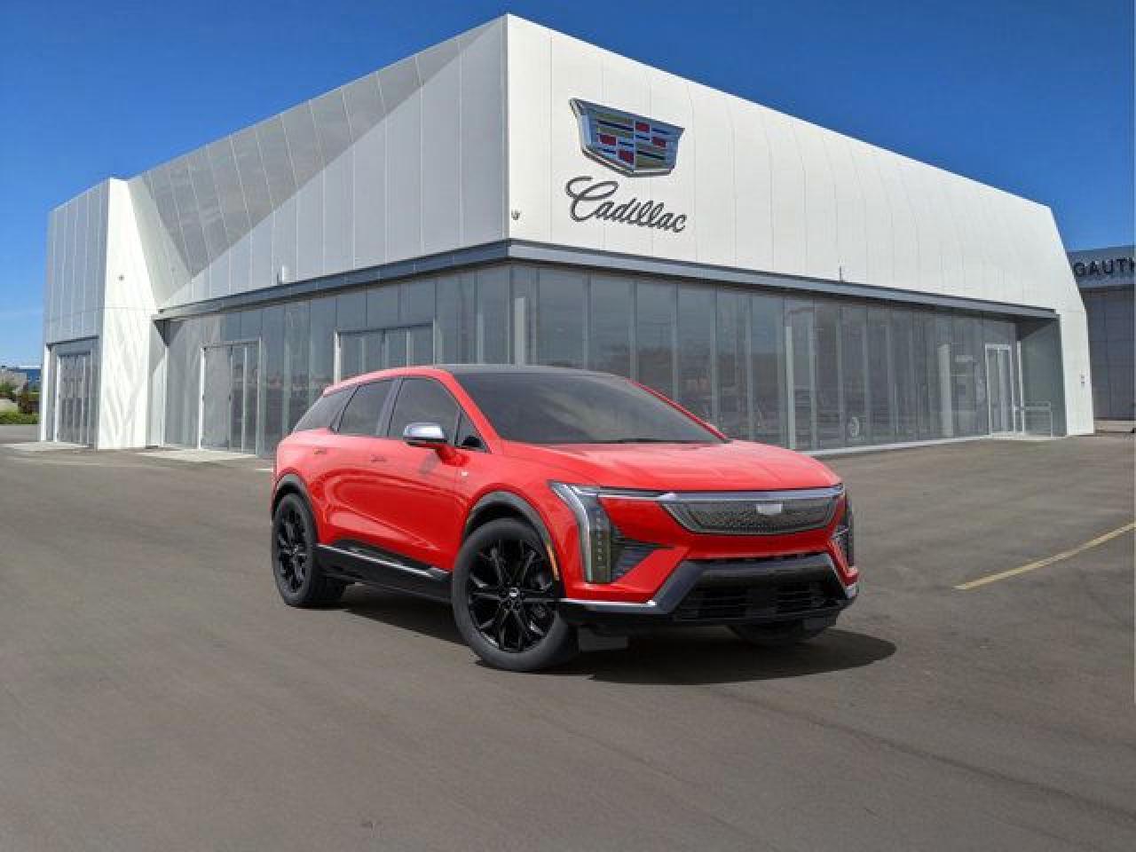 Get 3.99% financing for up to 84 months. Or choose a 3.9% lease rate for up to 48 months. The all-new, all-electric Cadillac Optiq is now available at Gauthier Cadillac. Contact Gauthier Cadillac to learn more about this 5-passenger electric SUV with a 486 km range, all wheel drive and Cadillac pedigree. Offers end 3/31/2025. Visit Gauthier Cadillac in Winnipeg.