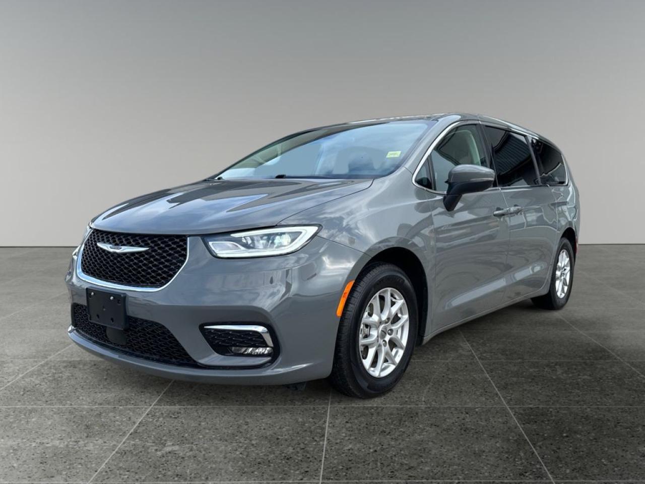 <b>Certified, Apple CarPlay,  Android Auto,  360 Camera,  Synthetic Leather Seats,  Heated Seats!</b><br> <br> We sell high quality used cars, trucks, vans, and SUVs in Saskatoon, Regina, Prince Albert and overall Saskatchewan area.<br> <br>   This Chrysler Pacifica is a top-rated minivan thanks to excellent safety, flexibility, utility, and upscale features. This  2023 Chrysler Pacifica is for sale today. <br> <br>Designed for the family on the go, this 2023 Chrysler Pacifica is loaded with clever and luxurious features that will make it feel like a second home on the road. Far more than your moms old minivan, this stunning Pacifica will feel modern, sleek, and cool enough to still impress your neighbors. If you need a minivan for your growing family, but still want something that feels like a luxury sedan, then this Pacifica is designed just for you.This  van has 102,001 kms and is a Certified Pre-Owned vehicle. Its  grey in colour  . It has an automatic transmission and is powered by a  287HP 3.6L V6 Cylinder Engine.  And its got a certified used vehicle warranty for added peace of mind. <br> <br> Our Pacificas trim level is Touring L. This Pacifica Touring L steps things up with Caprice synthetic leather upholstery, Apple CarPlay and Android Auto connectivity, USB mobile projection and an 360 camera system, along with great standard features like power sliding doors, heated and power-adjustable front seats with lumbar support and cushion tilt, 2nd row captains chairs with 60-40 split bench 3rd row seats, a heated TechnoLeather leatherette steering wheel, adaptive cruise control, proximity keyless entry with remote engine start, and a power tailgate for rear cargo access. Additional features also include a 10.1-inch infotainment screen powered by Uconnect 5, dual-zone front climate control, blind spot detection, Park Assist rear parking sensors, lane keeping assist with lane departure warning, and forward collision warning with active braking. This vehicle has been upgraded with the following features: Apple Carplay,  Android Auto,  360 Camera,  Synthetic Leather Seats,  Heated Seats,  Heated Steering Wheel,  Power Liftgate. <br> To view the original window sticker for this vehicle view this <a href=http://www.chrysler.com/hostd/windowsticker/getWindowStickerPdf.do?vin=2C4RC1BG9PR514735 target=_blank>http://www.chrysler.com/hostd/windowsticker/getWindowStickerPdf.do?vin=2C4RC1BG9PR514735</a>. <br/><br> <br/><br>We have been a trusted name in the Automotive industry for over 50 years. Since 1973, weve proudly served thousands of satisfied customers, offering a wide range of reliable Used Cars, Used Trucks, Used SUVs to suit every need and budget. We understand the importance of trust when buying a vehicle, and thats why we offer transparent pricing, flexible financing options, and a no-pressure sales environment.

Our Mission is:
To provide the highest-quality pre-owned vehicles and create outstanding customer experience to the people of Saskatchewan and beyond, ensuring every customer, including those facing credit challenges, finds their right vehicles serving their personalized needs and drives away satisfied in their purchase.

Our Vision is:
To be the most trusted and recognized used car dealership in Western Canada, leading the industry with transparency, exceptional customer care and innovation.

Our Core Values define who we are and guide every aspect of our business. In our day to day business with our valued customers, we operate by our values of: Integrity, Quality Assurance, Customer-centricity, DEI and Empowerment, Community Focus and Innovation. 

With our Credit Repair program, and over 250 well-priced vehicles in stock, youll drive home happy, and thats a promise. We are driven to ensure the best in customer satisfaction and we look forward serving you soon ...
 o~o