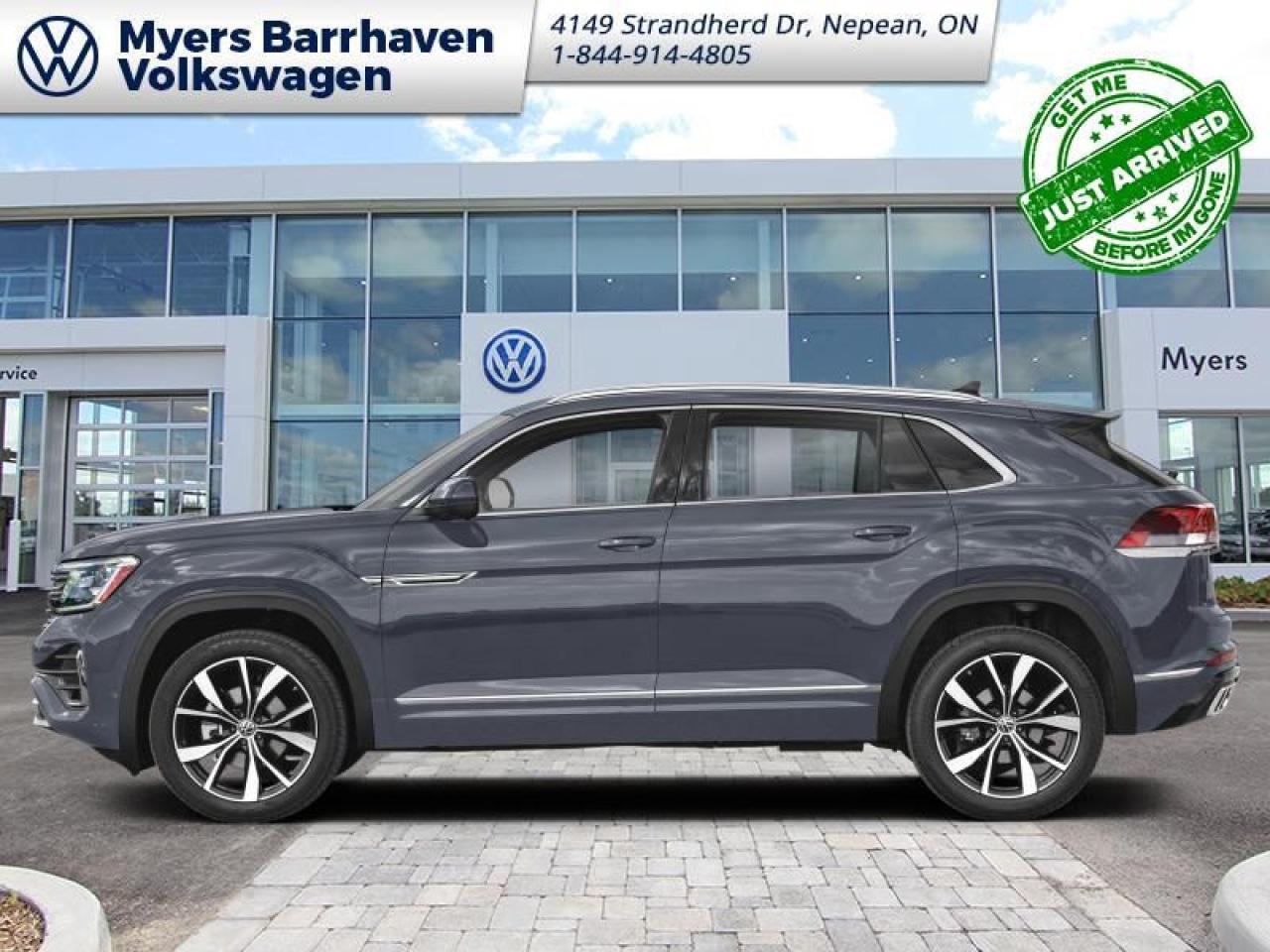 <b>Leather Seats!</b><br> <br> <br> <br>  Welcome. <br> <br><br> <br> This pure gray SUV  has an automatic transmission and is powered by a  269HP 2.0L 4 Cylinder Engine.<br> <br> Our Atlas Cross Sports trim level is Execline 2.0 TSI.  This vehicle has been upgraded with the following features: Leather Seats. <br><br> <br>To apply right now for financing use this link : <a href=https://www.barrhavenvw.ca/en/form/new/financing-request-step-1/44 target=_blank>https://www.barrhavenvw.ca/en/form/new/financing-request-step-1/44</a><br><br> <br/>   0% financing for 24 months. 4.99% financing for 84 months. <br> Buy this vehicle now for the lowest bi-weekly payment of <b>$421.14</b> with $0 down for 84 months @ 4.99% APR O.A.C. ( Plus applicable taxes -  $840 Documentation fee. Cash purchase selling price includes: Tire Stewardship ($20.00), OMVIC Fee ($12.50). (HST) are extra. </br>(HST), licence, insurance & registration not included </br>    ).  Incentives expire 2025-03-31.  See dealer for details. <br> <br> <br>LEASING:<br><br>Estimated Lease Payment: $391 bi-weekly <br>Payment based on 3.99% lease financing for 48 months with $0 down payment on approved credit. Total obligation $40,711. Mileage allowance of 16,000 KM/year. Offer expires 2025-03-31.<br><br><br>We are your premier Volkswagen dealership in the region. If youre looking for a new Volkswagen or a car, check out Barrhaven Volkswagens new, pre-owned, and certified pre-owned Volkswagen inventories. We have the complete lineup of new Volkswagen vehicles in stock like the GTI, Golf R, Jetta, Tiguan, Atlas Cross Sport, Volkswagen ID.4 electric vehicle, and Atlas. If you cant find the Volkswagen model youre looking for in the colour that you want, feel free to contact us and well be happy to find it for you. If youre in the market for pre-owned cars, make sure you check out our inventory. If you see a car that you like, contact 844-914-4805 to schedule a test drive.<br> Come by and check out our fleet of 30+ used cars and trucks and 90+ new cars and trucks for sale in Nepean.  o~o