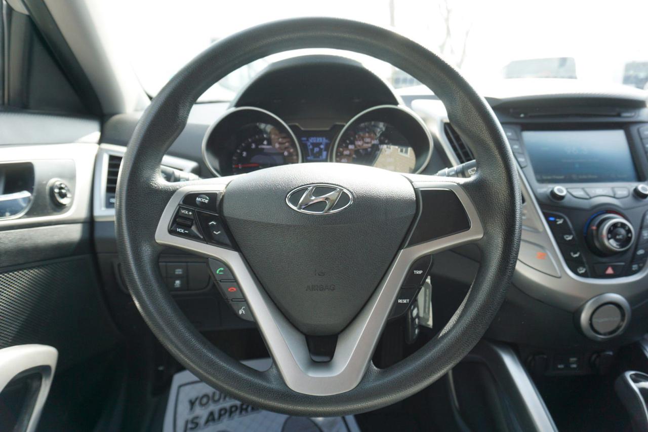 2017 Hyundai Veloster 1.6L SPORT CERTIFIED BLUETOOTH CRUISE CONTROL ALLOYS - Photo #10