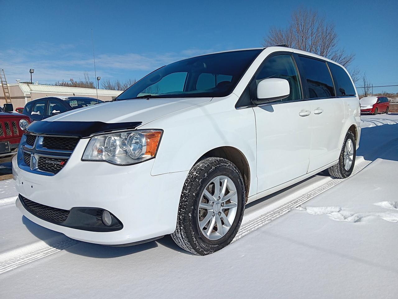 Used 2019 Dodge Grand Caravan SXT Premium, Leather, BU Cam, DVD, Sto N Go 7 Pass for sale in Edmonton, AB