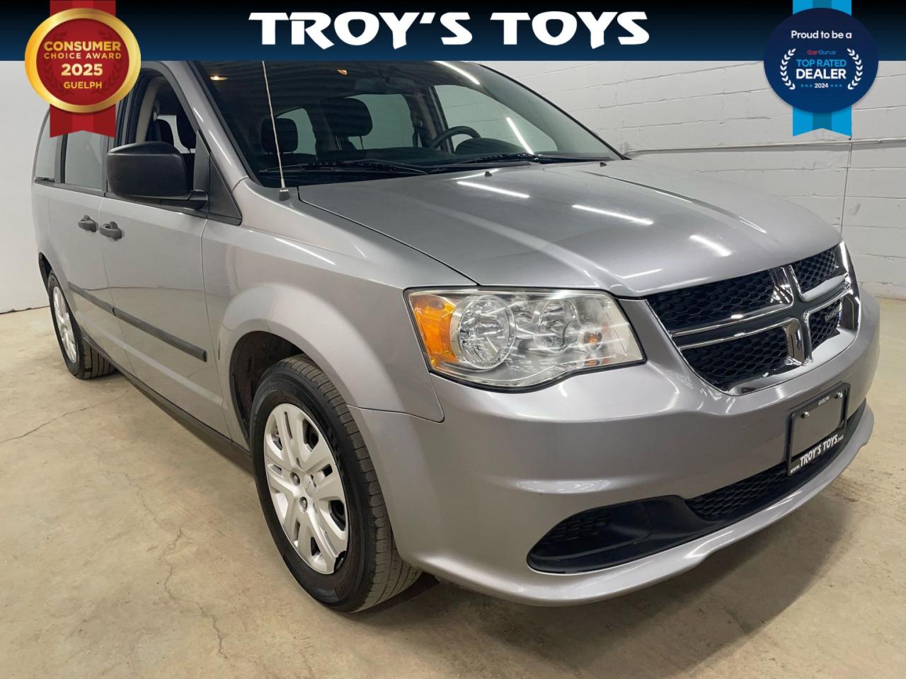 <p data-start=0 data-end=67><strong data-start=0 data-end=67> 2014 Dodge Grand Caravan SE – Perfect Family Minivan!</strong></p><p class=MsoNormal> </p><p data-start=69 data-end=223>Looking for a reliable, spacious, and versatile minivan? Look no further! This 2014 Dodge Grand Caravan SE is the perfect vehicle for families on the go.</p><p class=MsoNormal>Troys Toys: Guelphs Largest Indoor Showroom - Over 150 pre-owned vehicles and new cargo trailers in stock - All vehicles are certified unless stated AS IS - Carfax reports available for ALL vehicles - Certified vehicles eligible for 3mo. 3yr. warranty (some conditions apply) **Prices do not include sales tax and licensing** Visit us online at www.troystoys.net - Certified Canadian Trailer Company Dealer - - Custom built or stock product available - 3 year manufacturers warranty **Prices do not include sales tax and registration** View the products online at www.canadiantrailercompany.net Financing options available!(see store for details) - Good Credit, Bad Credit, No Credit *SEE STORE FOR DETAILS*</p>