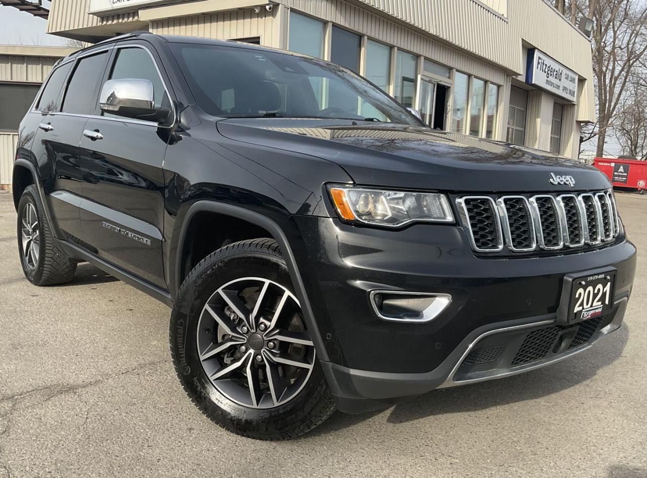 <div><span>Vehicle Highlights:</span><br><span>- Accident free</span><br><span>- Dealer serviced<br>- Drivers assist pkg<br><br></span></div><br /><div><span>Just landed is a beautiful Jeep Grand Cherokee Limited with the optional drivers assist package! This rugged SUV is in excellent condition in and our and drives very strong! Dealer serviced since new, must be seen and driven to be appreciated! Dont miss this one!</span><br><span> </span></div><br /><div><span>Fully loaded with the powerful 3.6L - 6 cylinder engine, automatic transmission, navigation, back-up camera, blind-spot monitoring, remote start, lane departure warning, forward collision warning, park sense, adaptive cruise control, leather interior, memory seats, heated seats, heated steering wheel, power seats, power trunk, power windows, power locks, digital climate control, steering wheels audio controls, smart-key, push start, alarm and much more!<br><br></span></div><br /><div><span>Certified!</span><br><span>Carfax Available</span><br><span>Extended Warranty Available!</span><br><span>Financing Available for as low as 7.99% O.A.C</span><br><span>$24,999 PLUS HST & LIC - Cash price<br></span><span>$25,398 PLUS HST & LIC - Finance price</span></div><div><br /></div><br /><div><span>Please call us at 519-579-4995 for any questions you have or drop by FITZGERALD MOTORS located at 380 Courtland Ave East. Kitchener, ON for a test drive! Visit us online at </span><a href=http://www.fitzgeraldmotors.com/ target=_blank>www.fitzgeraldmotors.com</a></div><br /><div><span><br></span><span>*Even though we take reasonable precautions to ensure that the information provided is accurate and up to date, we are not responsible for any errors or omissions. Please verify all information directly with Fitzgerald Motors to ensure its exactitude.</span></div>