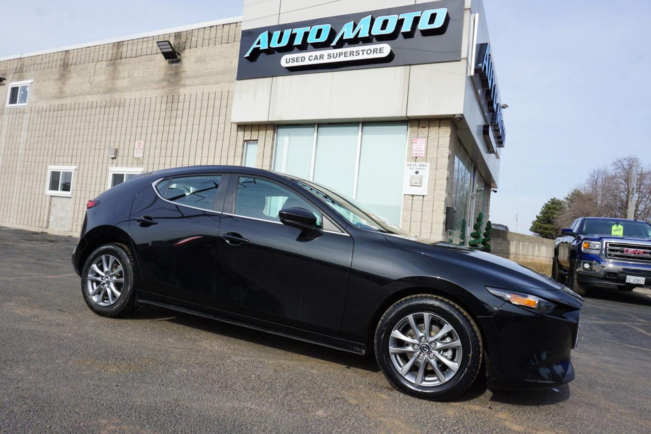 <div>*2nd SET WINTER ON RIMS*SAFETY INCLUDED*ONE OWNER*MAZDA SERVICE RECORDS*LOCAL ONTARIO CAR*<span> </span><span>Clean Mazda 3 2.0L 4Cyl with Automatic Transmission</span><span>. Black on Black Interior. Power Windows, Power Locks, and Power Heated Mirrors, CD/AUX, AC, Keyless/Easy Key, Bluetooth, Back Up Camera, Heated Seats Bluetooth, Push To Start, Cruise Control System, Steering Mounted Control, AND ALL THE POWER OPTIONS !!!!!</span></div><pre><p><span>-------------------------------------------------</span><br /><span>Financing options are available start from 6.96% with $0 Down payment O.A.C.</span><br /><span>-------------------------------------------------</span><br /><span>SAFETY CERTIFICATION INCLUDED*** Vehicle comes with: Safety Certification, and Car Fax Report ALL INCLUDED!! At no extra cost to you!! Dont miss this opportunity to own a high-quality, pre-owned vehicle. </span><br /><span>-------------------------------------------------</span><br /><span>Additionally, our vehicles qualify for up to 4 years of extended warranty. Please speak to your sales representative for more information.</span><br /><span>-------------------------------------------------</span><br /><span>We are open Monday to Saturday from 10am - 6pm, Sundays Closed.</span><br /><span>-------------------------------------------------</span><br /><span>We also welcome trade-ins, with on-site buyers available to estimate your vehicle on the same day.</span><br /><span>-------------------------------------------------</span><br /><span>Visit us at 3219 Harvester Road, Burlington, L7N 3N8 or call us at Nine O Five-281-2255 for more information.</span><br /><span>------------------------------------------------</span><br /><span>Check our inventory at www automotoinc ca</span></p></pre>