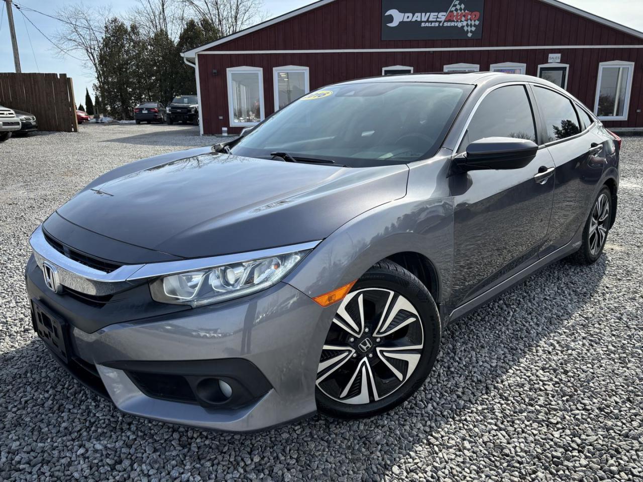 Used 2016 Honda Civic EX-T Honda Sensing Sedan CVT for sale in Dunnville, ON