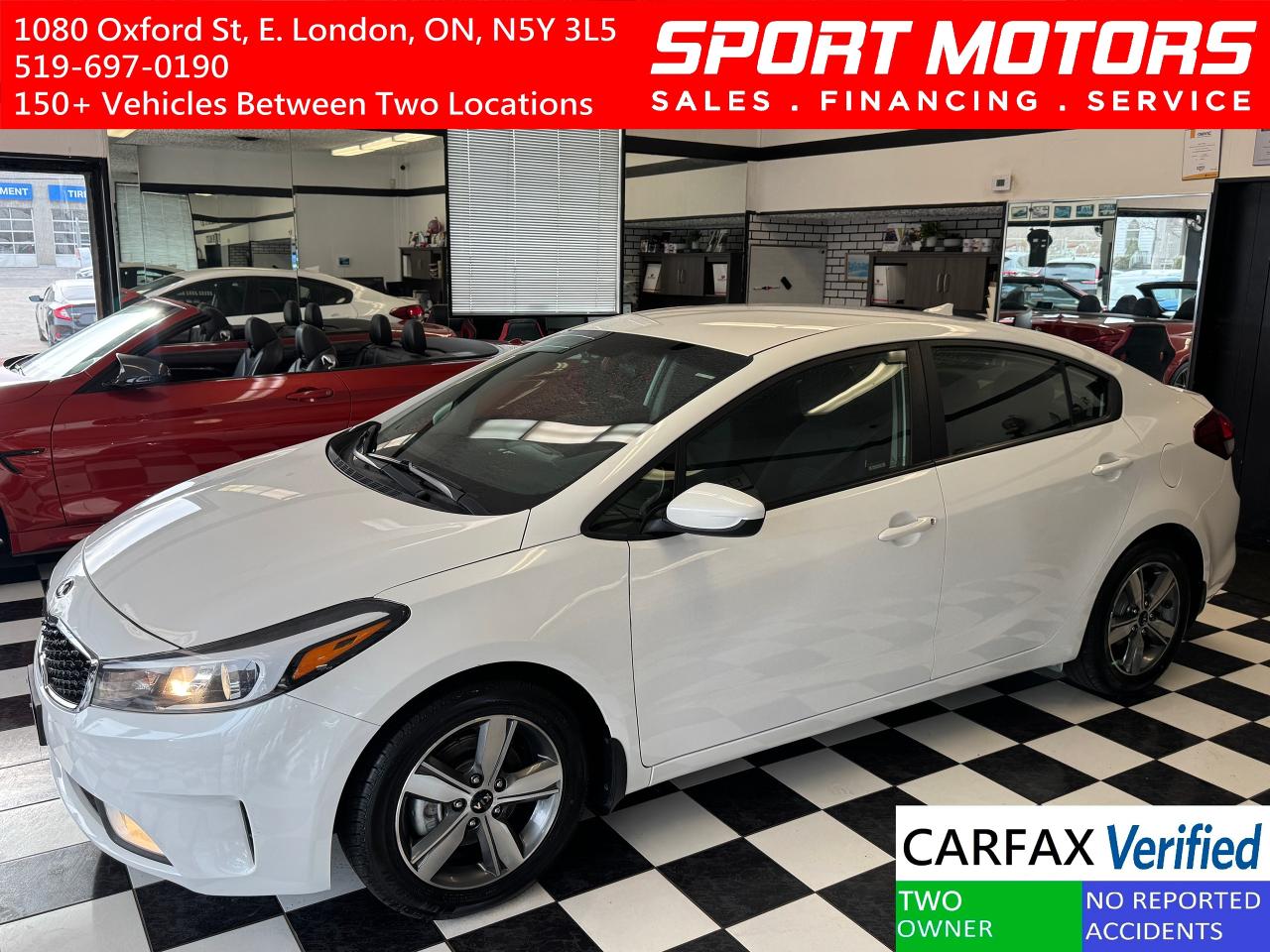 Used 2018 Kia Forte LX+New Tires+Camera+ApplePlay+CLEAN CARFAX for sale in London, ON