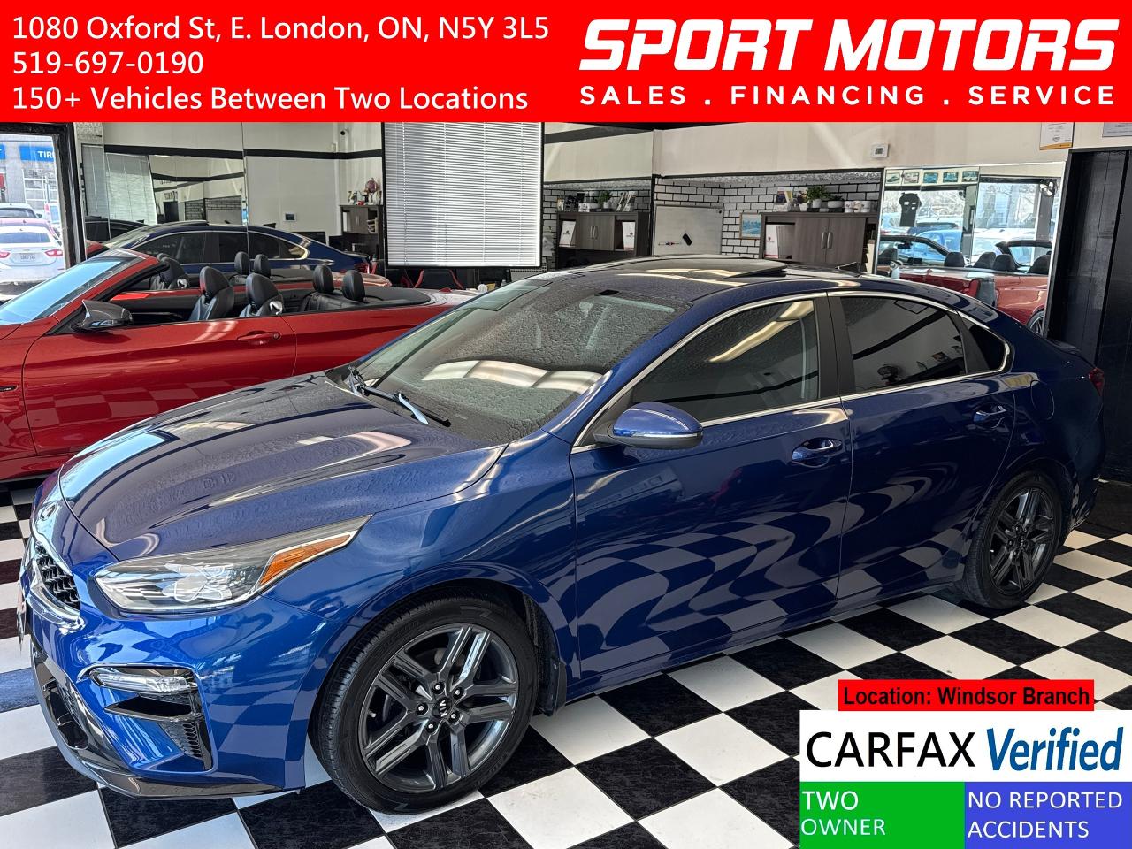 2021 Kia Forte EX+Roof+Lane Keep Assist+ApplePlay+CLEAN CARFAX