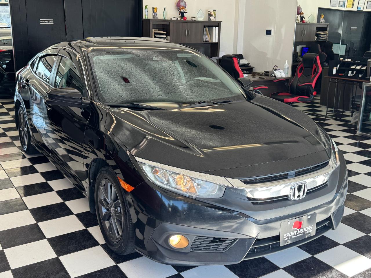 2016 Honda Civic EX-T+Roof+New Tires+Camera+CLEAN CARFAX Photo9