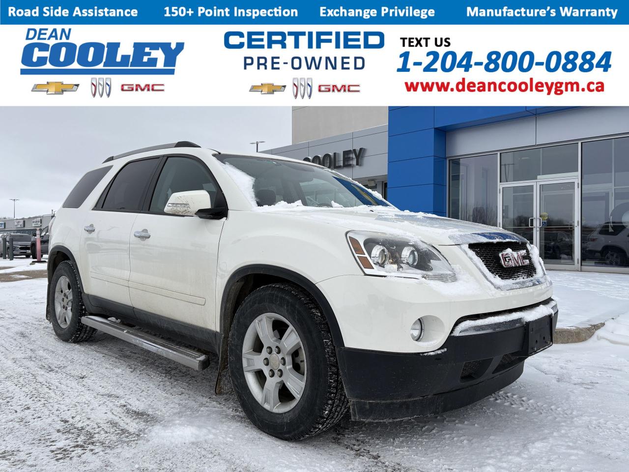 Used 2012 GMC Acadia SLE2 for sale in Dauphin, MB