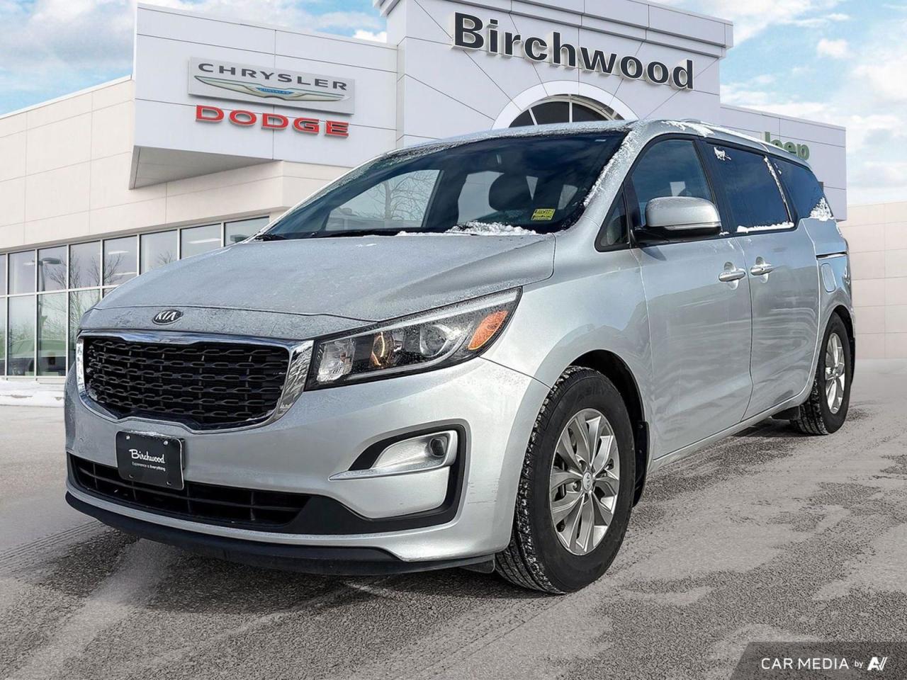 Loads of Features!
Discover family-friendly comfort and convenience in this 2019 Kia Sedona LX+! Perfect for busy families, this minivan offers a blend of practicality and luxury features that make every journey enjoyable.

- Heated front seats and steering wheel for cozy winter drives
- Rear parking sensors for easier maneuvering in tight spaces
- Blind-zone driver mirror enhancing safety during lane changes
- Auto-dimming rearview mirror for reduced glare at night
- Unique cooling glove box to keep snacks and drinks fresh
- 17 alloy wheels adding a touch of style
- 8-passenger seating with removable 2nd row middle seat for flexible configurations

Experience the Kia Sedonas versatility for yourself! Visit Birchwood Chrysler Dodge Jeep Ram to schedule a test drive or explore our easy online purchase options. Our team is ready to answer any questions and help you find the perfect family vehicle. Dont miss this opportunity  contact us today!
With us, Experience is Everything. Complete as much or as little of your purchase online as you like. All pricing is what you see is what you pay. No hidden fees. On our website you can choose payment options and terms knowing these are transparent and accurate.

Start your purchase online to build your exact pricing to your specifics like how much money down, vehicle trade and any accessories or added optional protection that suits your needs.

Any questions let us know by calling (204) 774-4444, wed love to send you a video to clarify any questions about a vehicle!

Visit us in store at 90-3965 Portage Ave in the Pointe West Autopark.

Dealer permit #5686
Dealer permit #5686