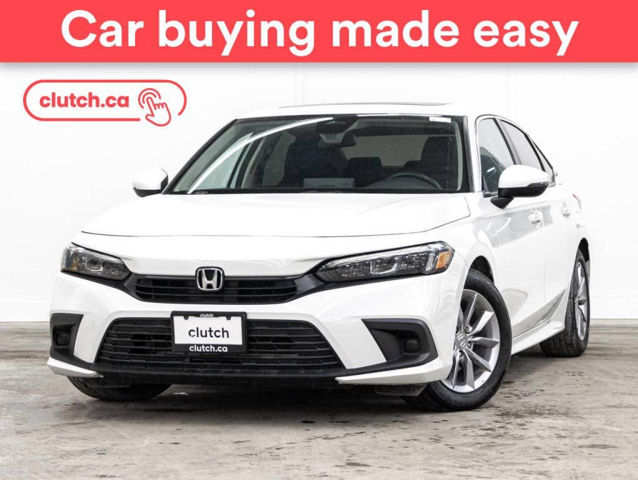 Used 2022 Honda Civic EX w/ Apple CarPlay & Android Auto, Power Moonroof, Rearview Cam for sale in Toronto, ON