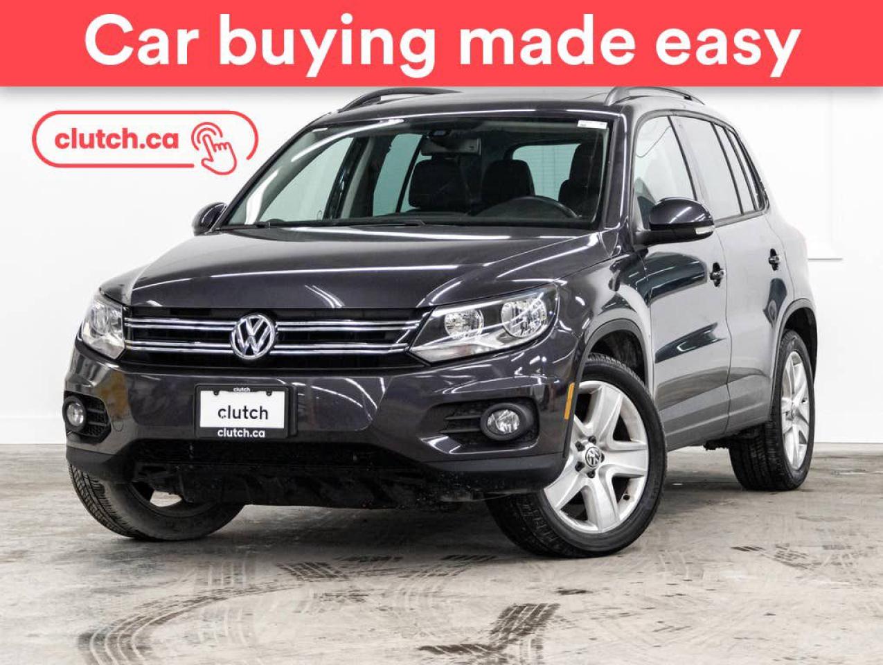 Used 2016 Volkswagen Tiguan Comfortline AWD w/ Apple CarPlay & Android Auto, Rearview Cam, Panoramic Moonroof for sale in Toronto, ON