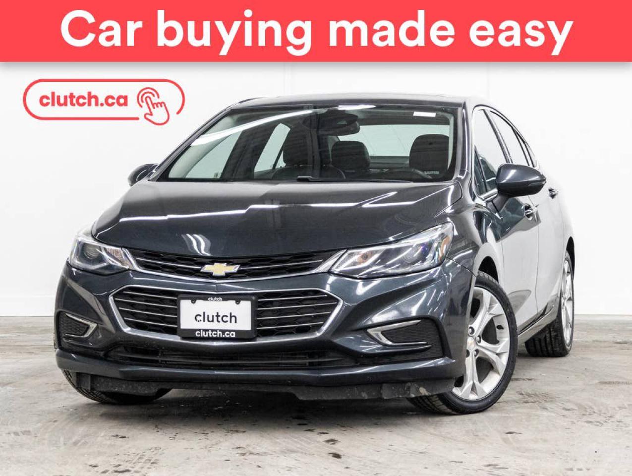 Used 2018 Chevrolet Cruze Premier Auto w/ LT True North Edition & Premier Technology and Convenience Package w/ Apple CarPlay & Android Auto, Power Moonroof, Rearview Cam for sale in Toronto, ON