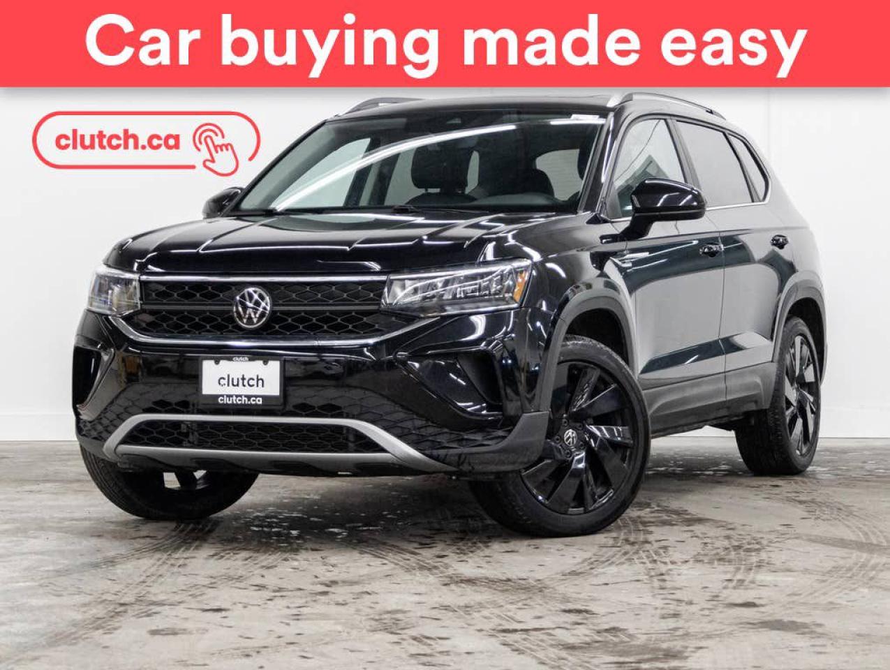 Used 2023 Volkswagen Taos Comfortline AWD w/ Sunroof Pkg w/ Apple CarPlay & Android Auto, Panoramic Sunroof, Rearview Cam for sale in Toronto, ON