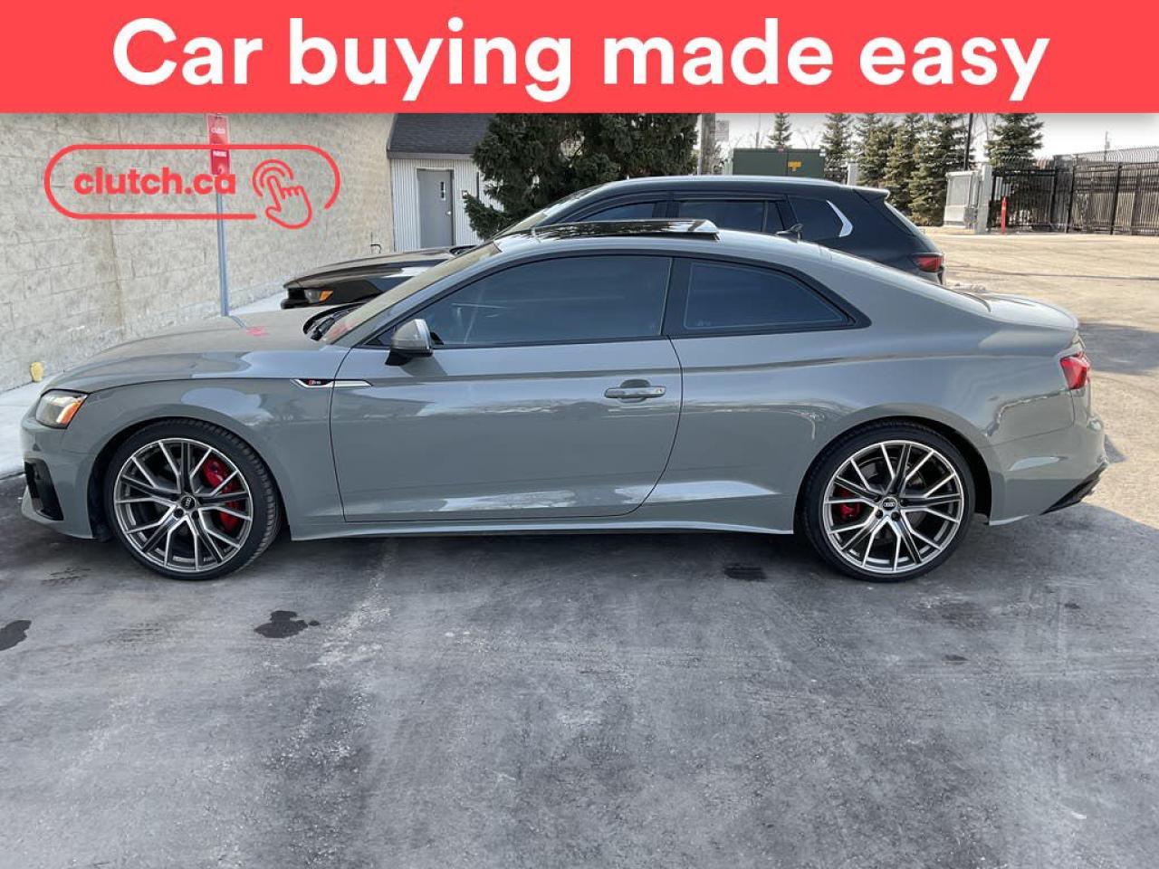 Used 2021 Audi S5 Progressiv Awd w/ Apple CarPlay, Heated Front Seats, Rearview Cam for sale in Toronto, ON