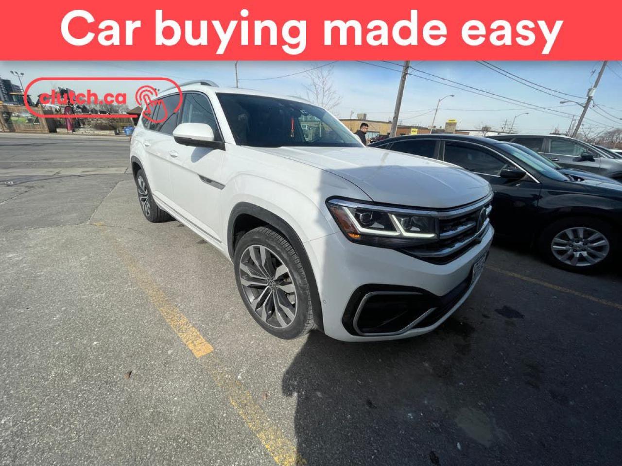 Used 2022 Volkswagen Atlas Execline R-Line w/ Apple CarPlay, Heated Front Seats, Rearview Cam for sale in Toronto, ON