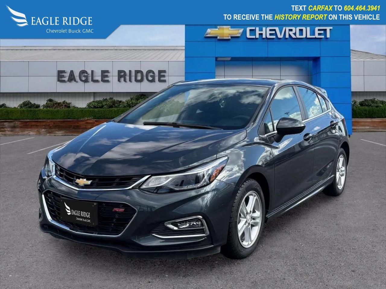 Used 2018 Chevrolet Cruze LT Auto Front Passenger 2-Way Manual Seat Adjuster, Fully automatic headlights, Heated Driver & Front Passenger Seat, Illuminated entry, Knee airbag, Low tire pressure warning, Occupant sensing airbag, Outsid for sale in Coquitlam, BC
