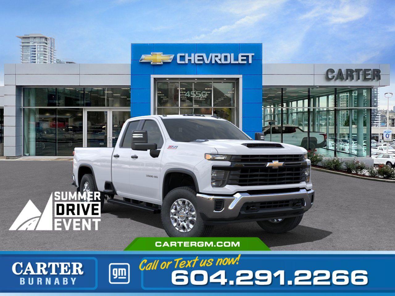 New 2025 Chevrolet Silverado 3500HD WORK TRUCK 4WD | Off-Road Pkg/Driver Assist Pkg for sale in Burnaby, BC