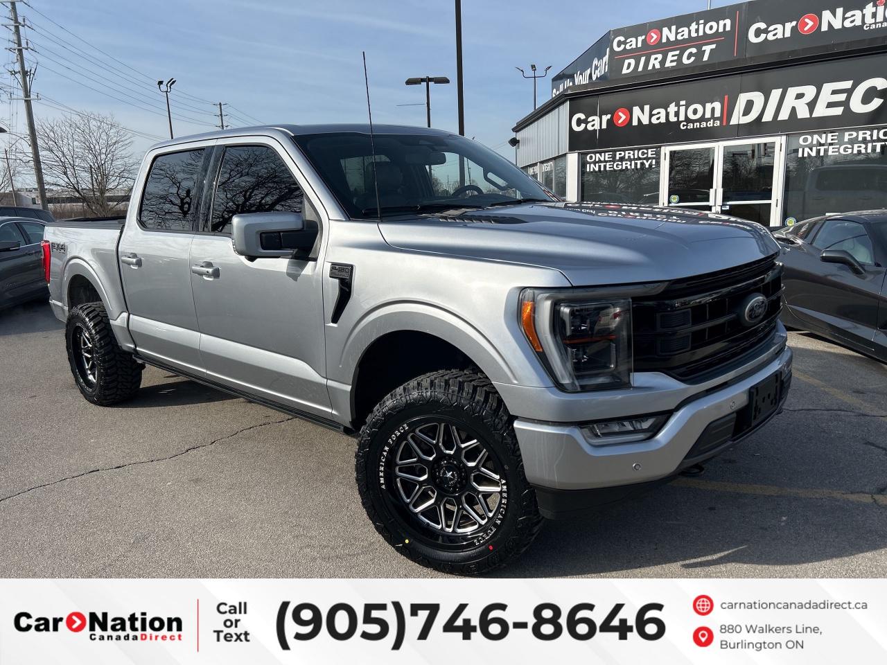 Used 2022 Ford F-150 LARIAT BLACK APPEARANCE| 4X4 |LIFTED|UPGRADED RIMS for sale in Burlington, ON