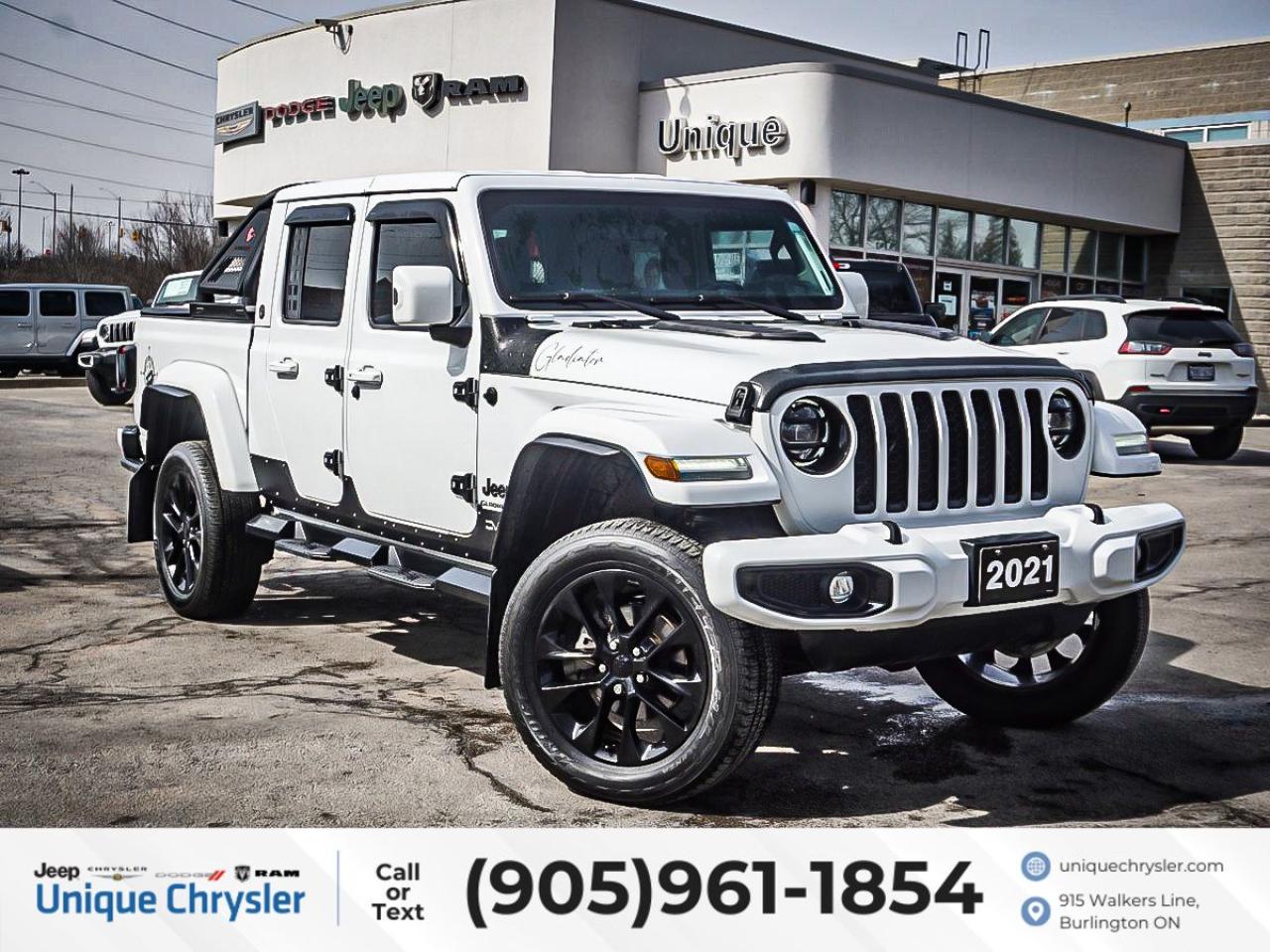 Used 2021 Jeep Gladiator High Altitude 4x4| LEATHER| NAV| for sale in Burlington, ON